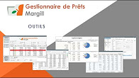 Gestionnaire de Prêts Margill - Outils