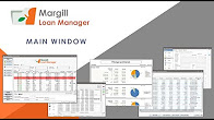 Margill Loan Manager - Main Window 