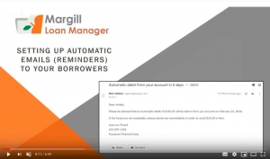 Setting up automatic emails (Reminders) to your borrowers