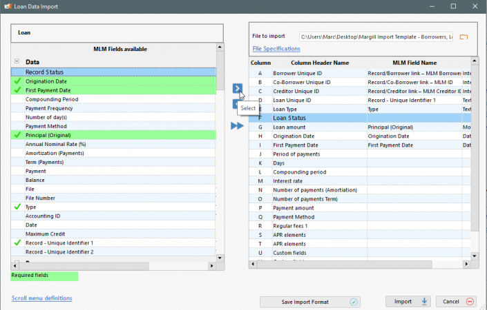 Mass importing existing loans and borrowers in Margill Loan Manager ...
